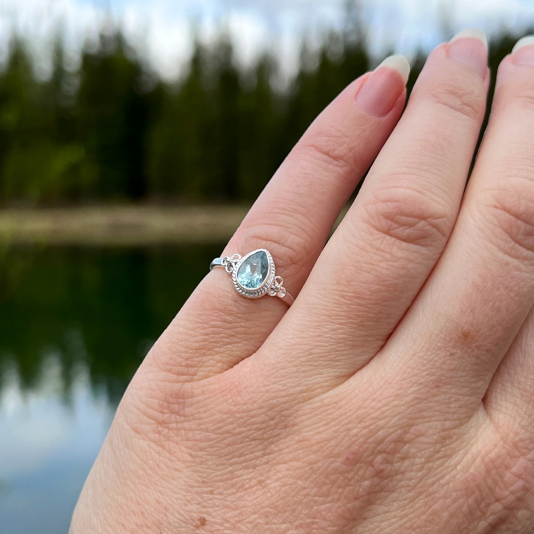 Blue Topaz Ring