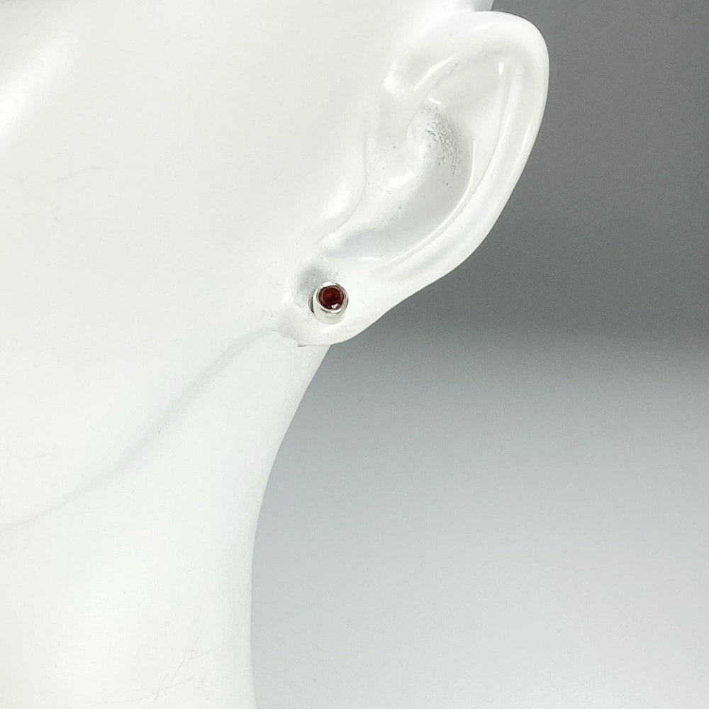 Garnet Stud Earrings