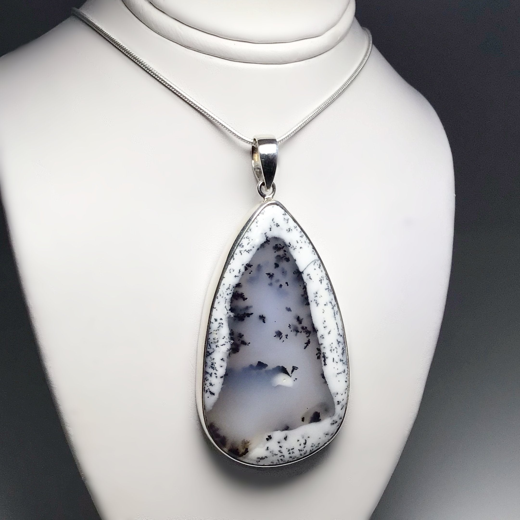 Dendritic Opal Pendant