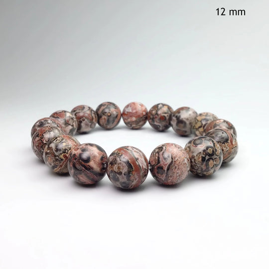 Leopard Skin Jasper Beaded Bracelet