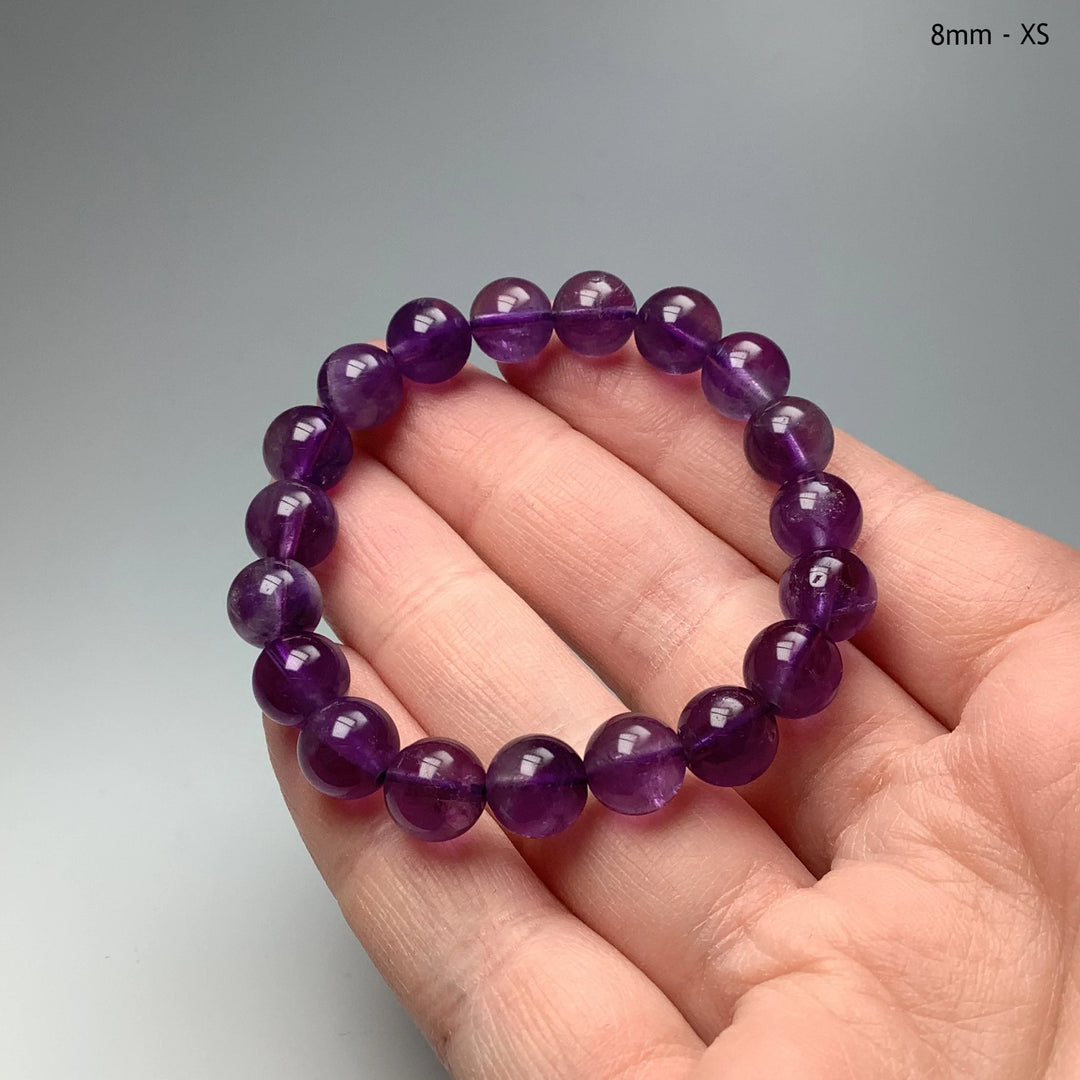 Amethyst Beaded Bracelet