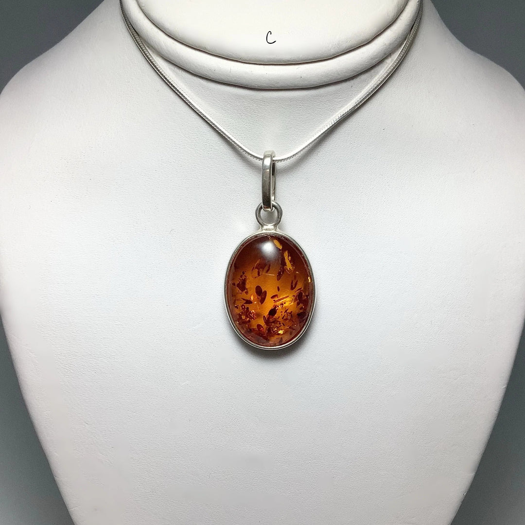 Cognac Amber Pendant