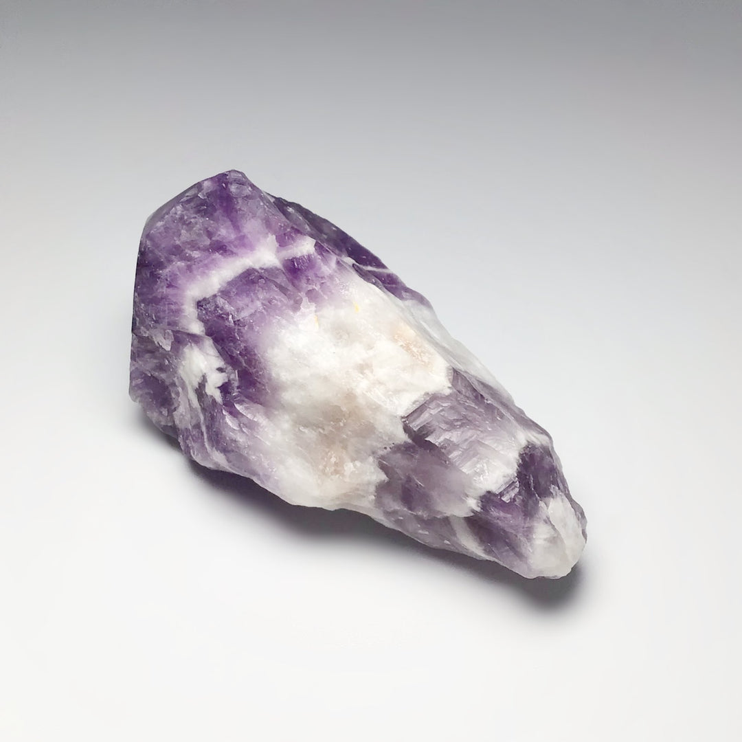 Rough Chevron Amethyst Point