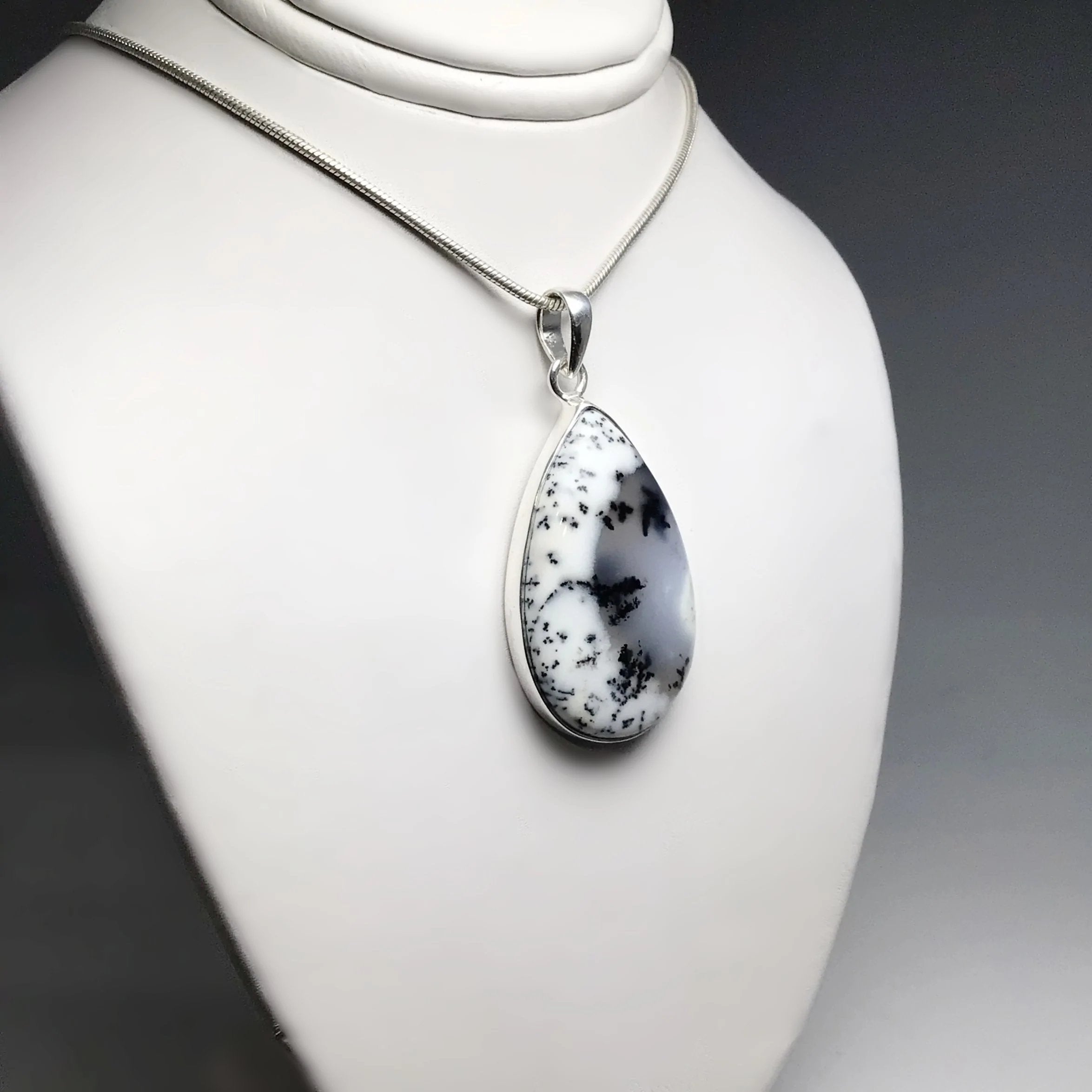 Dendritic Opal Pendant