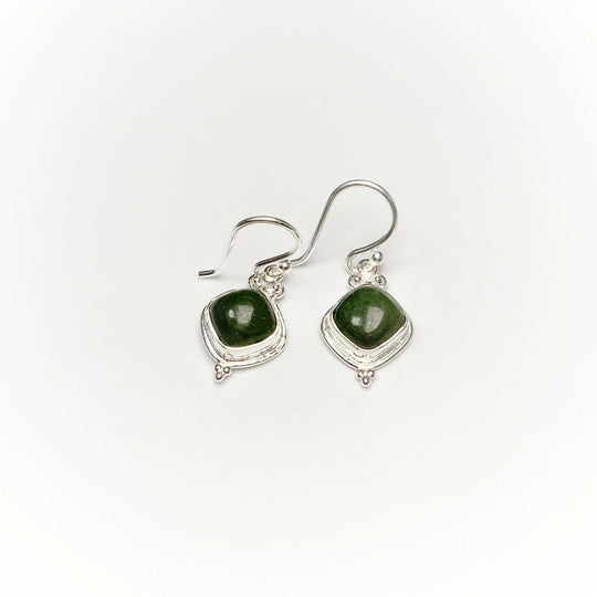 Green Aventurine Dangle Earrings