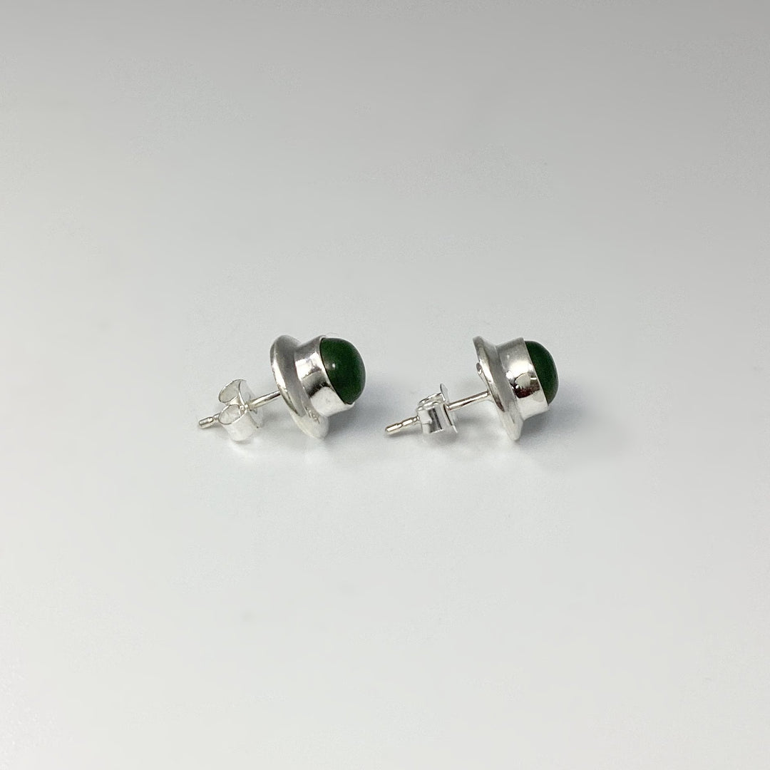 Green Aventurine Stud Earrings