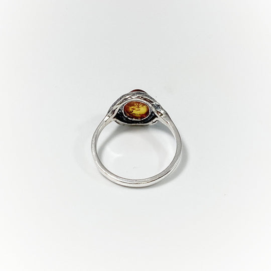 Cognac Amber Ring