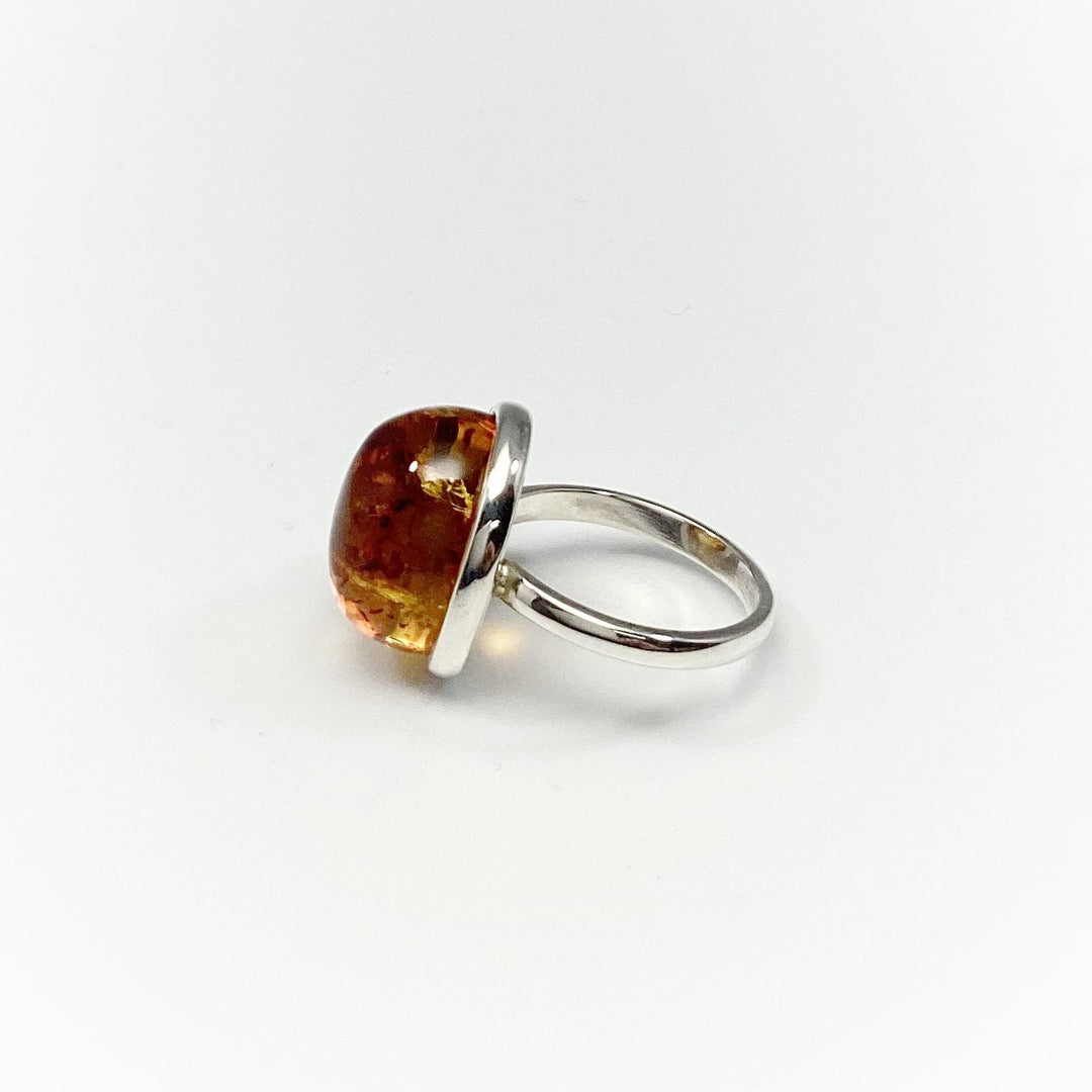 Cognac Amber Ring