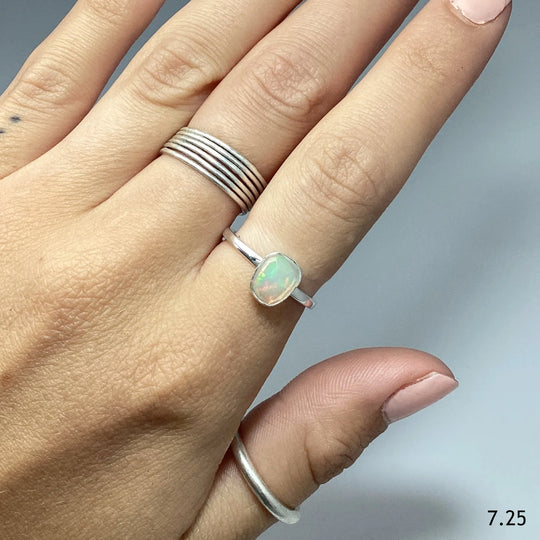 Ethiopian Fire Opal Ring