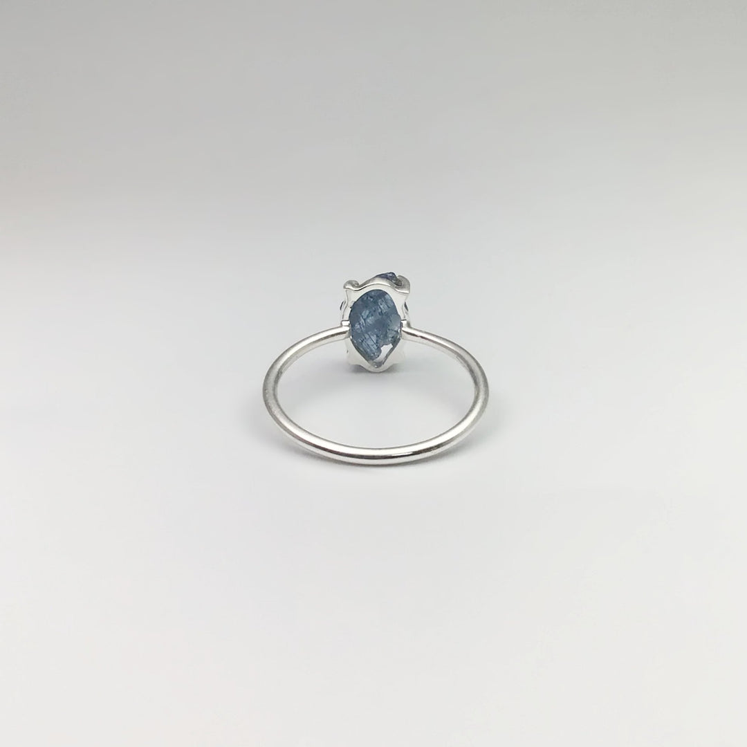 Raw Aquamarine Ring