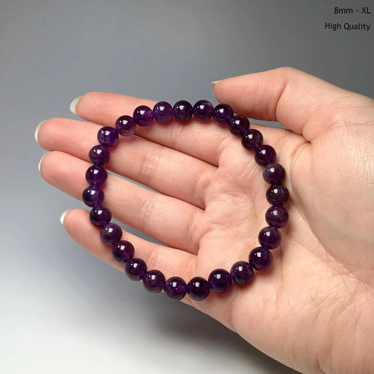 Amethyst Beaded Bracelet