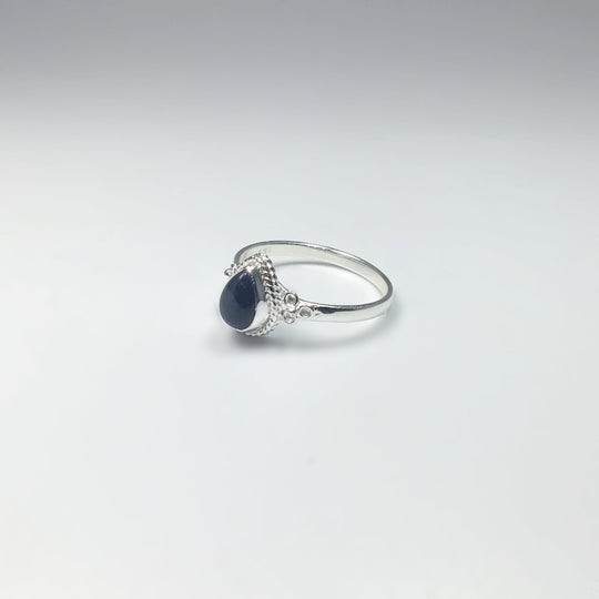 Blue Tiger Eye Ring