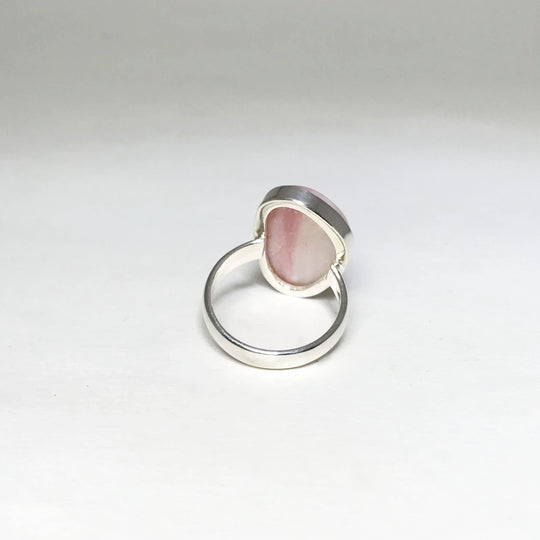 Pink Peruvian Opal Ring