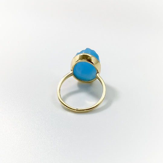 Blue Chalcedony Ring