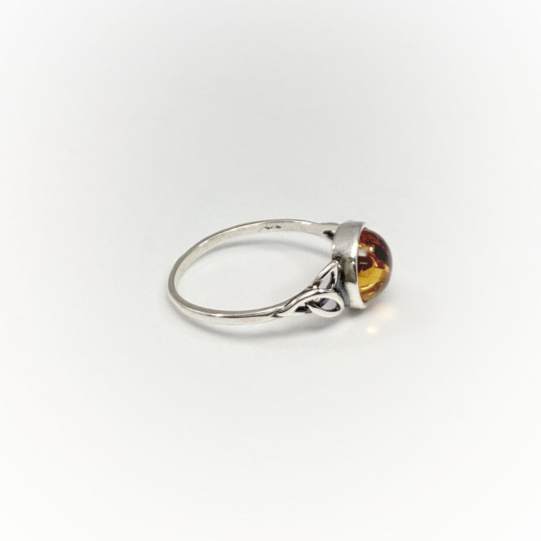 Cognac Amber Ring