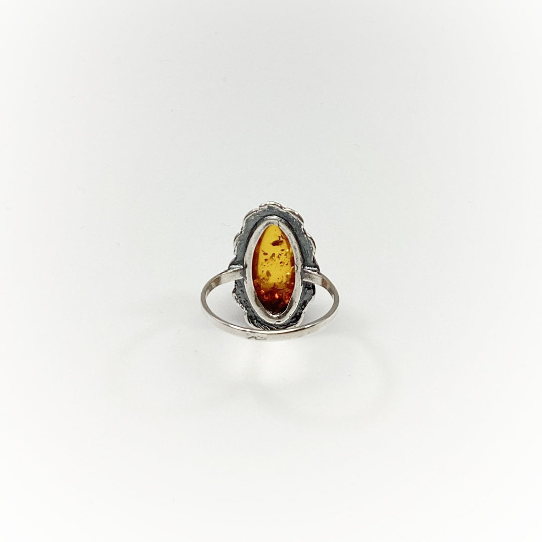 Cognac Amber Ring