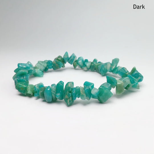 Amazonite Chip Beaded Bracelet