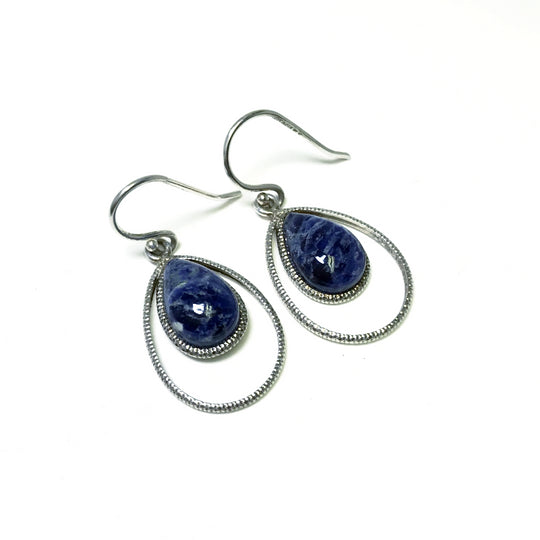 Sodalite Dangle Earrings