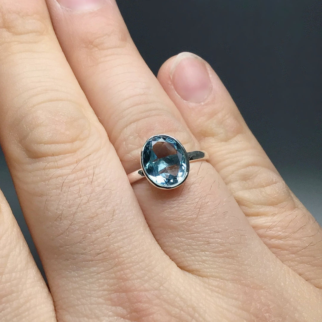 Blue Topaz Ring