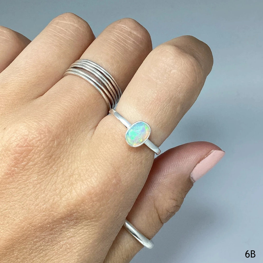 Ethiopian Fire Opal Ring