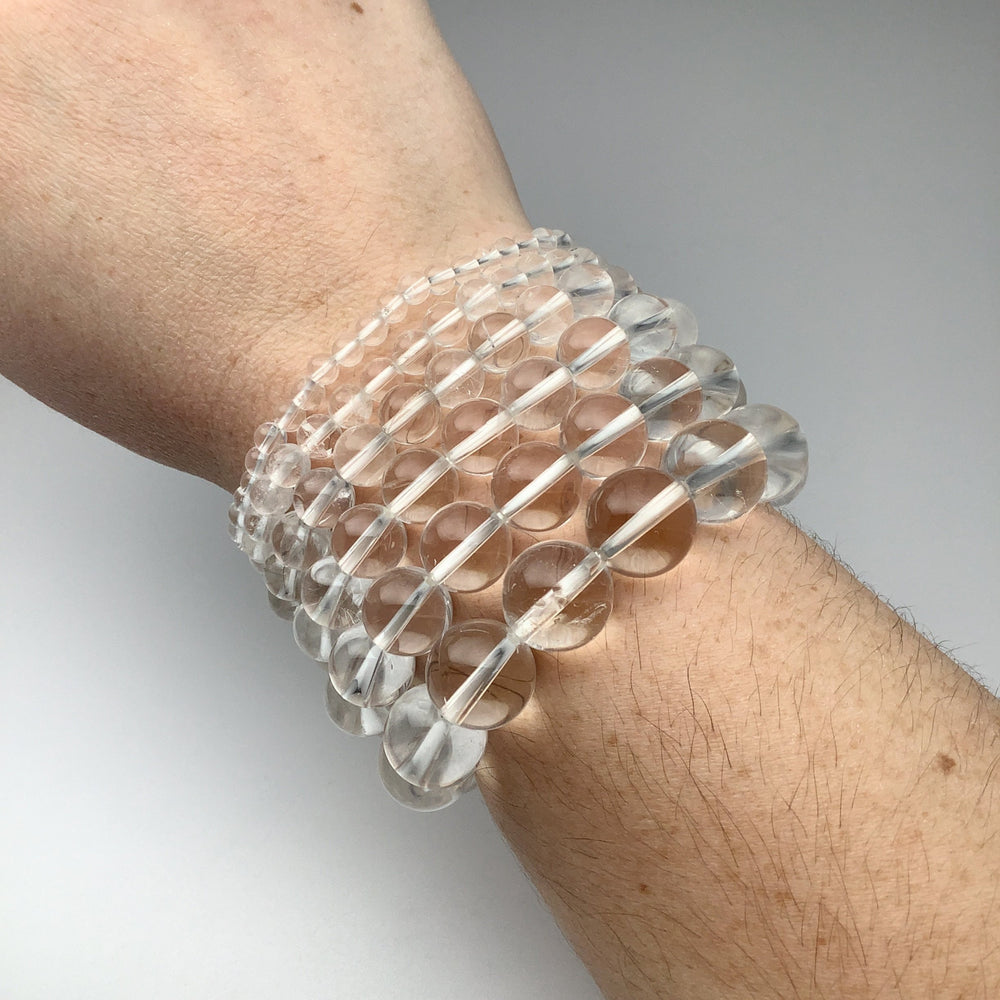 Clear Quartz Beaded Bracelet