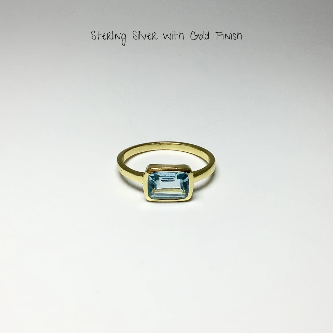 Blue Topaz Ring