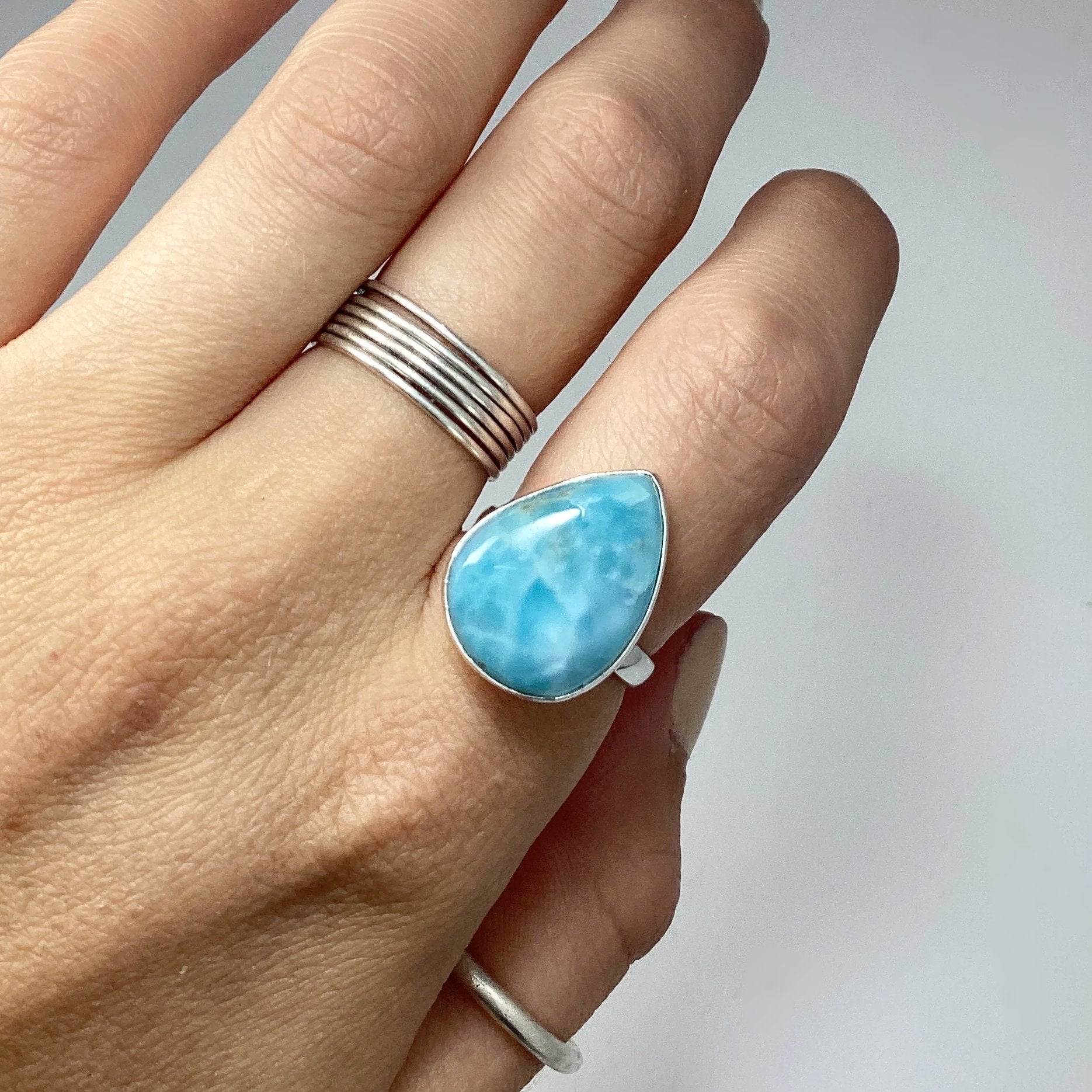 Larimar Ring