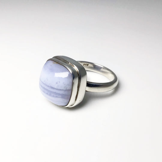 Blue Lace Agate Ring