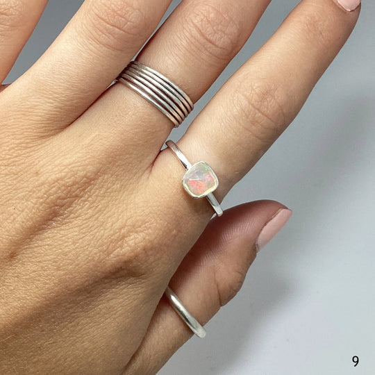 Ethiopian Fire Opal Ring