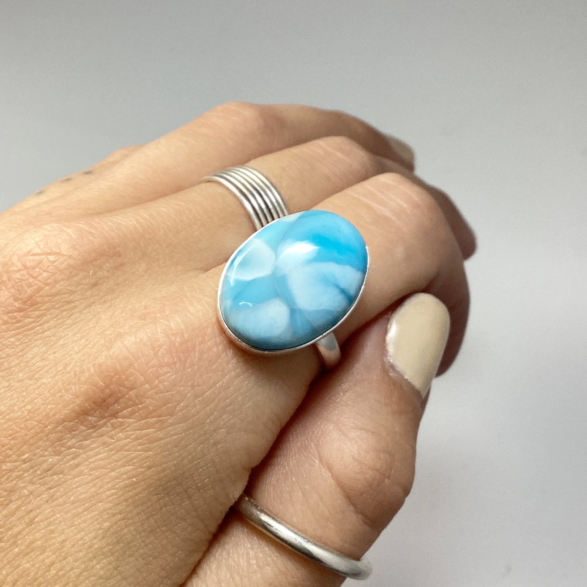 Larimar Ring