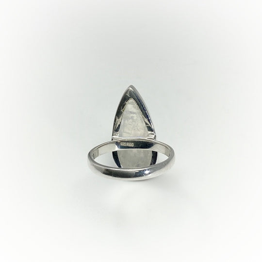 Rainbow Moonstone Ring