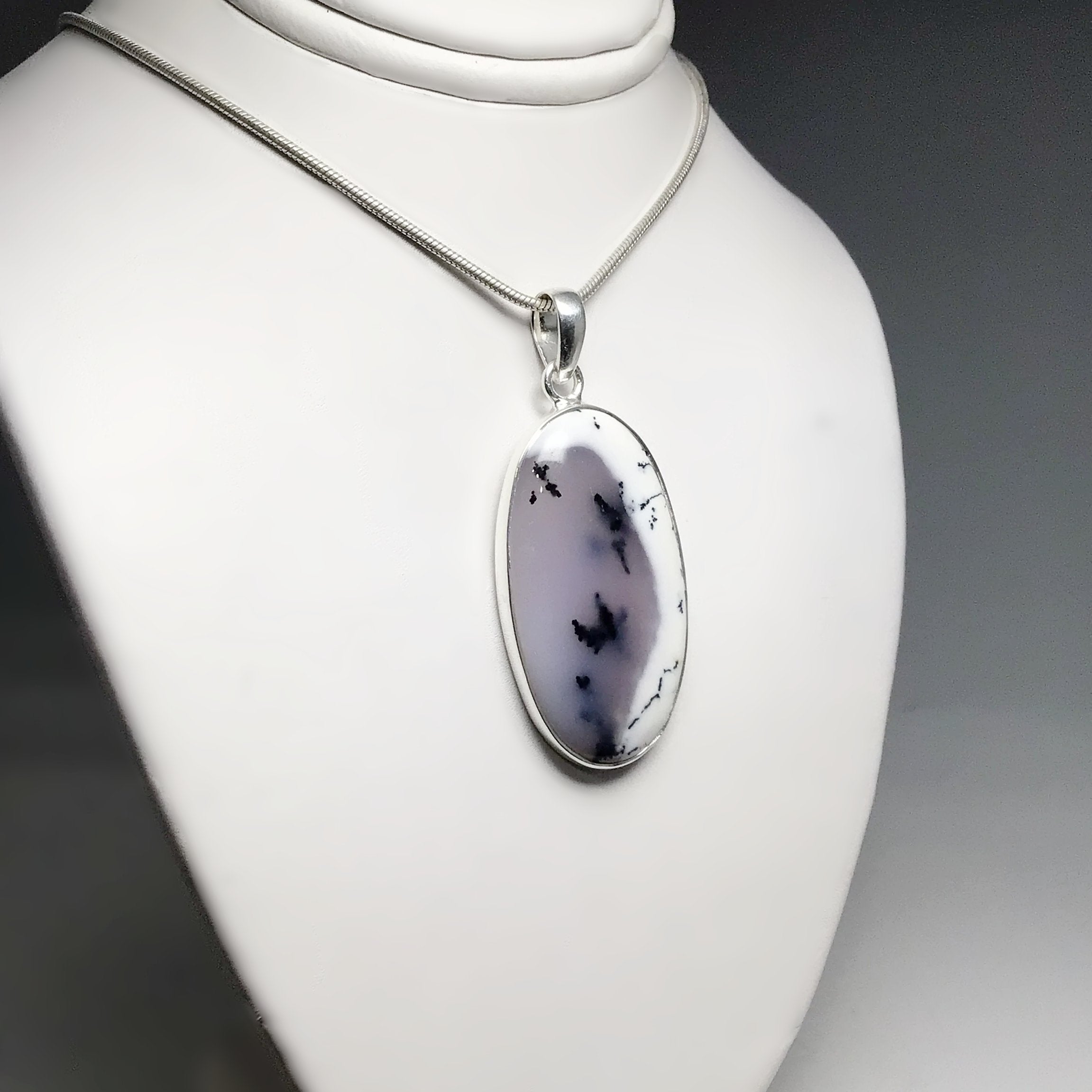 Dendritic Opal Pendant