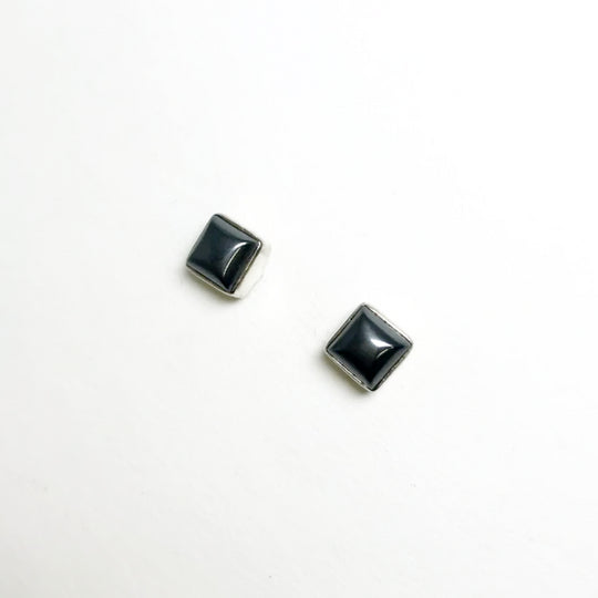 Hematite Stud Earrings