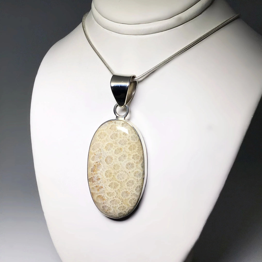 Fossilized Coral Pendant