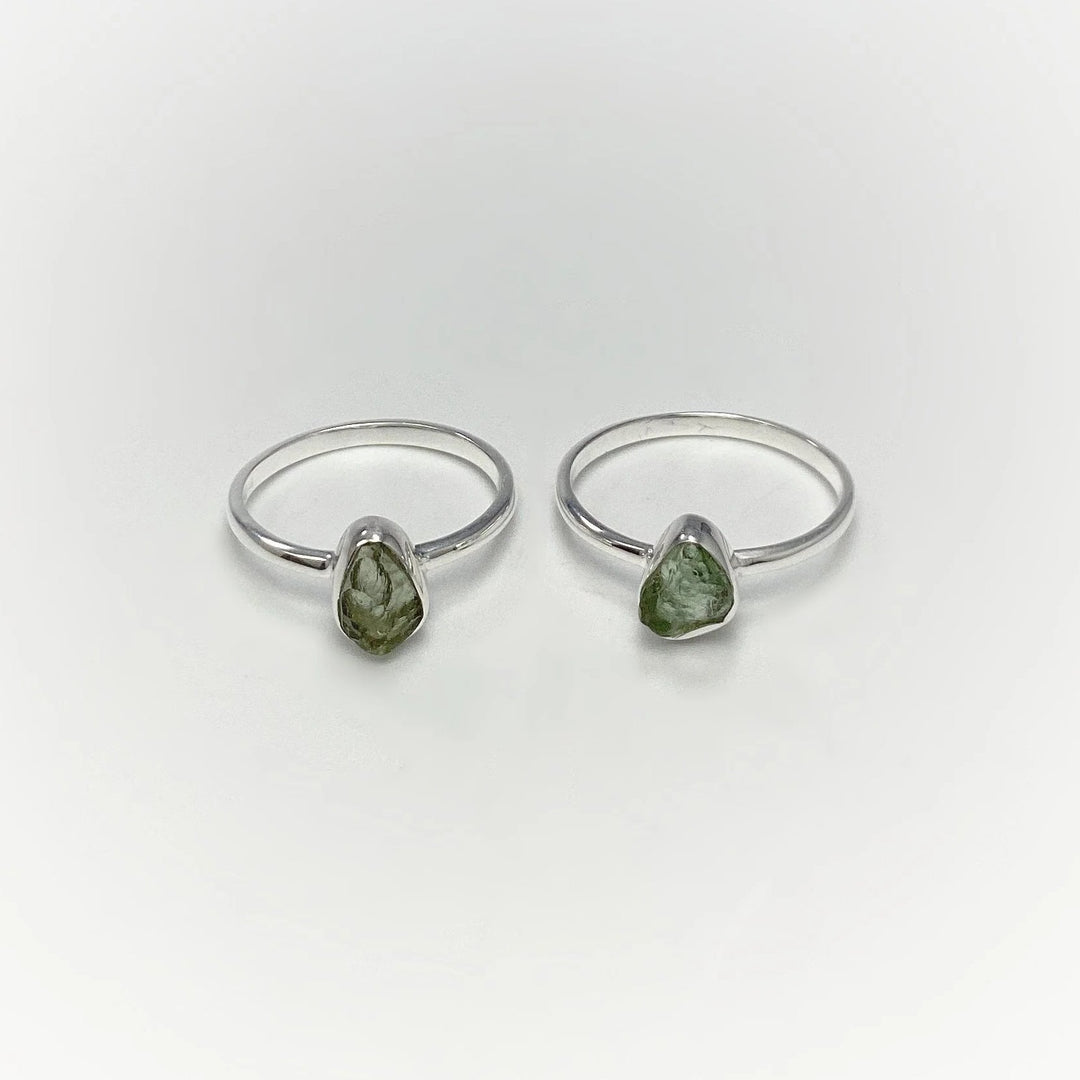 Moldavite Ring