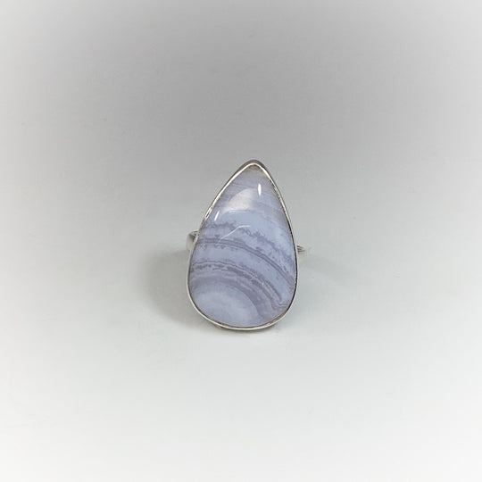 Blue Lace Agate Ring