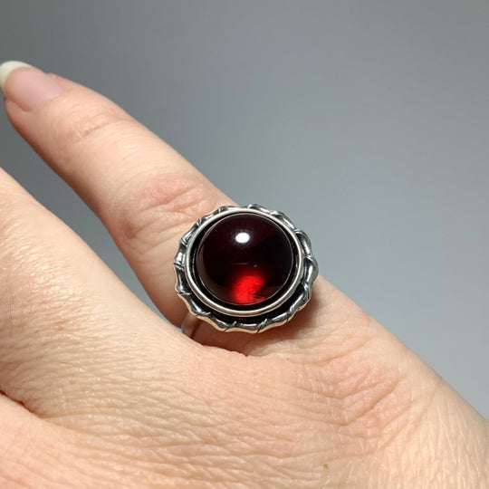 Cherry Amber Ring