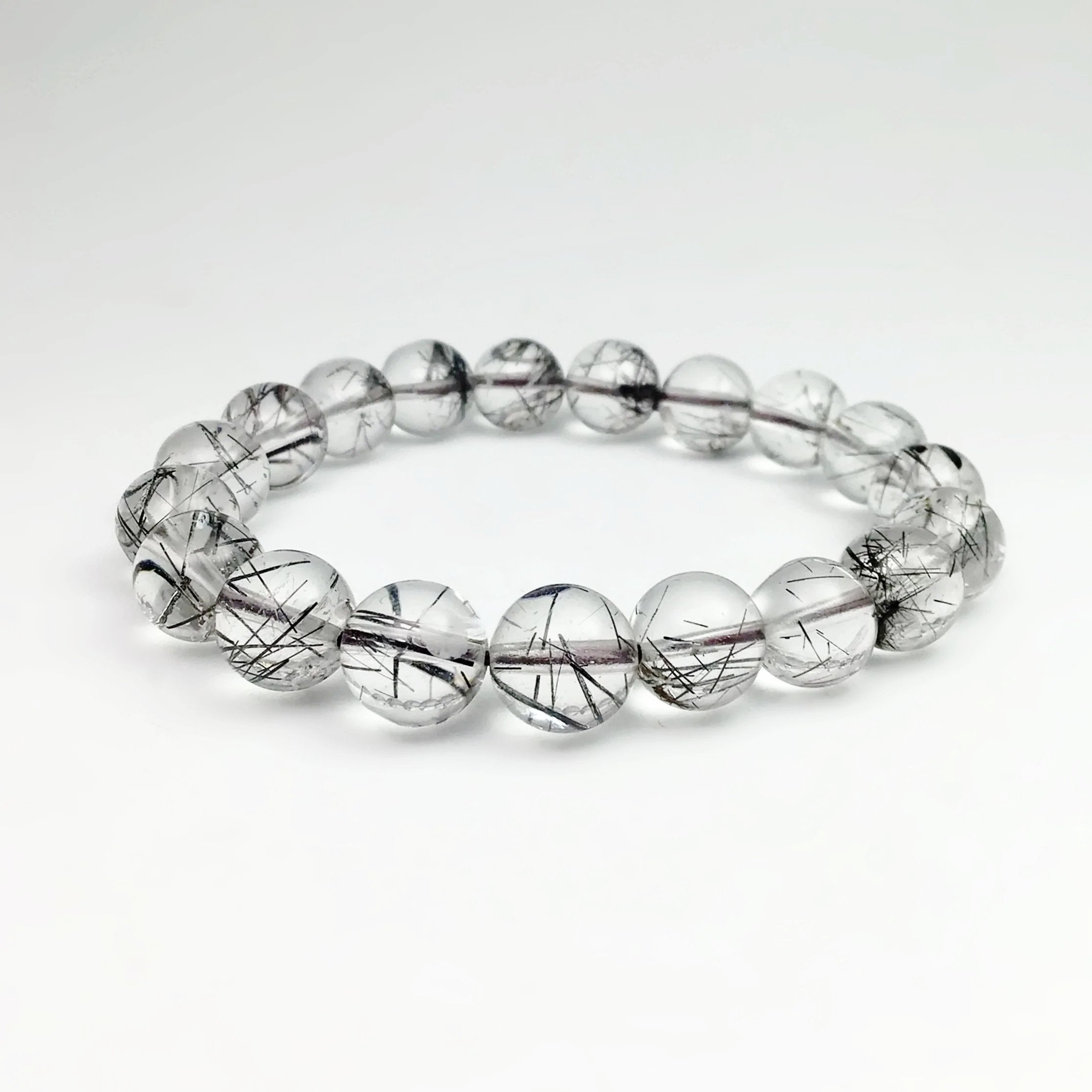 Tourmalated Quartz Beaded Bracelet