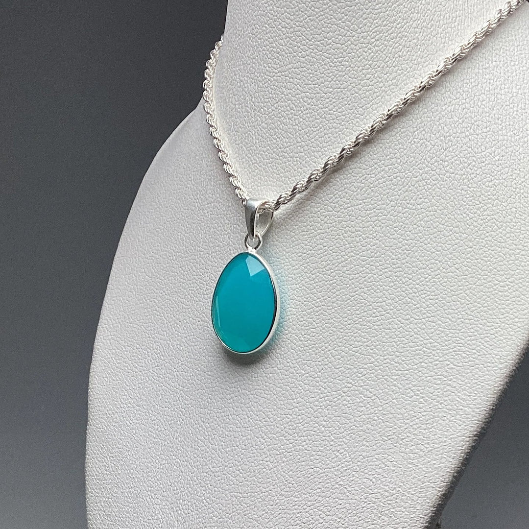 Paraiba Blue Onyx Pendant