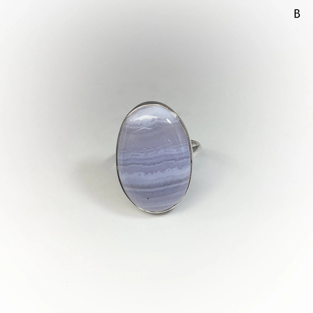 Blue Lace Agate Ring