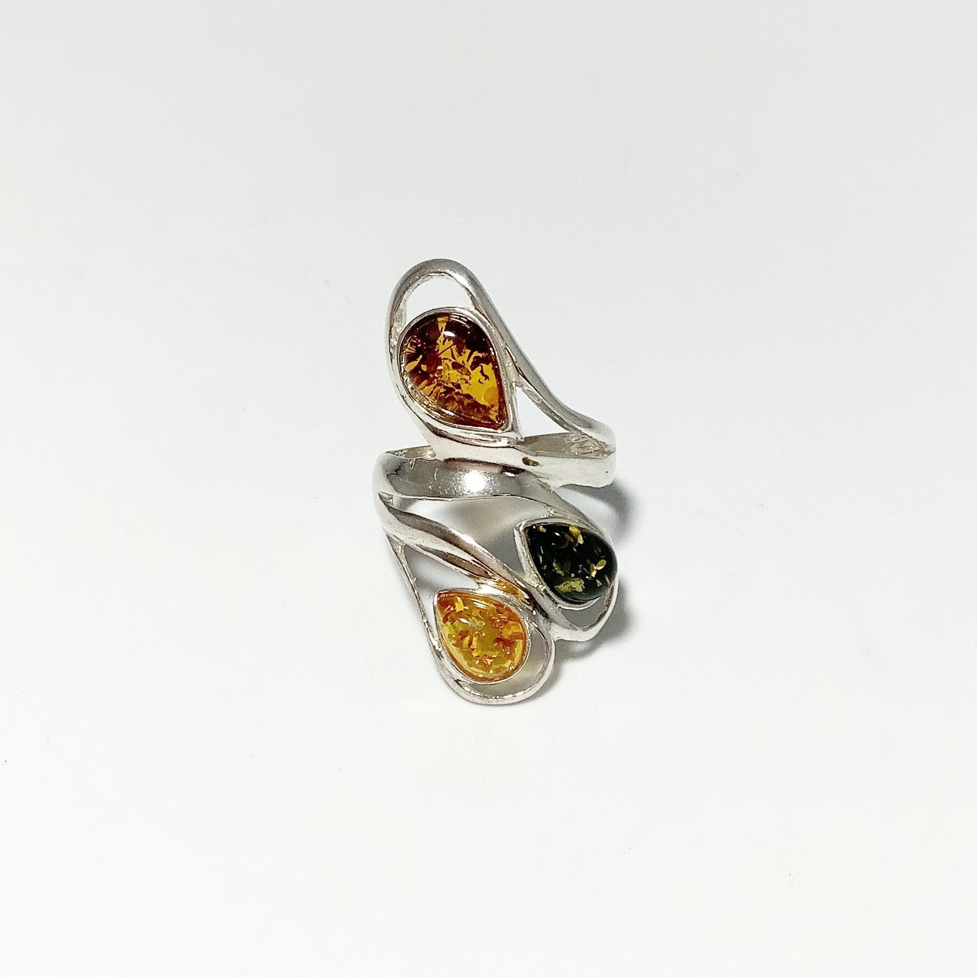 Mixed Amber Ring