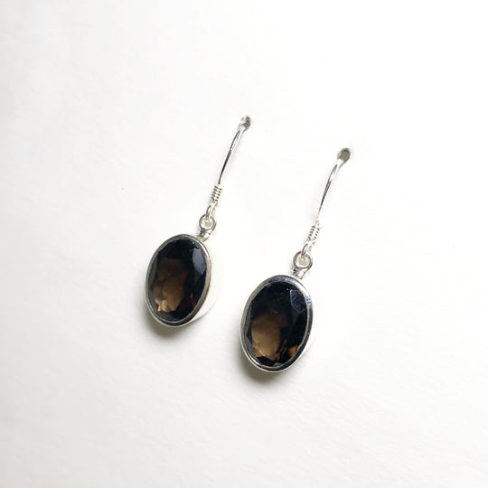 Smoky Quartz Dangle Earrings