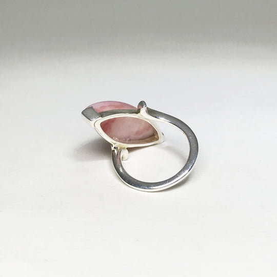 Pink Peruvian Opal Ring