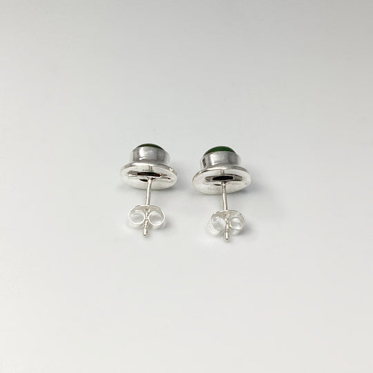 Green Aventurine Stud Earrings