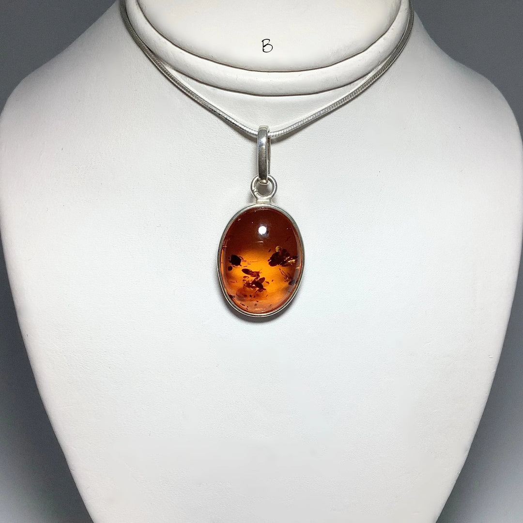 Cognac Amber Pendant