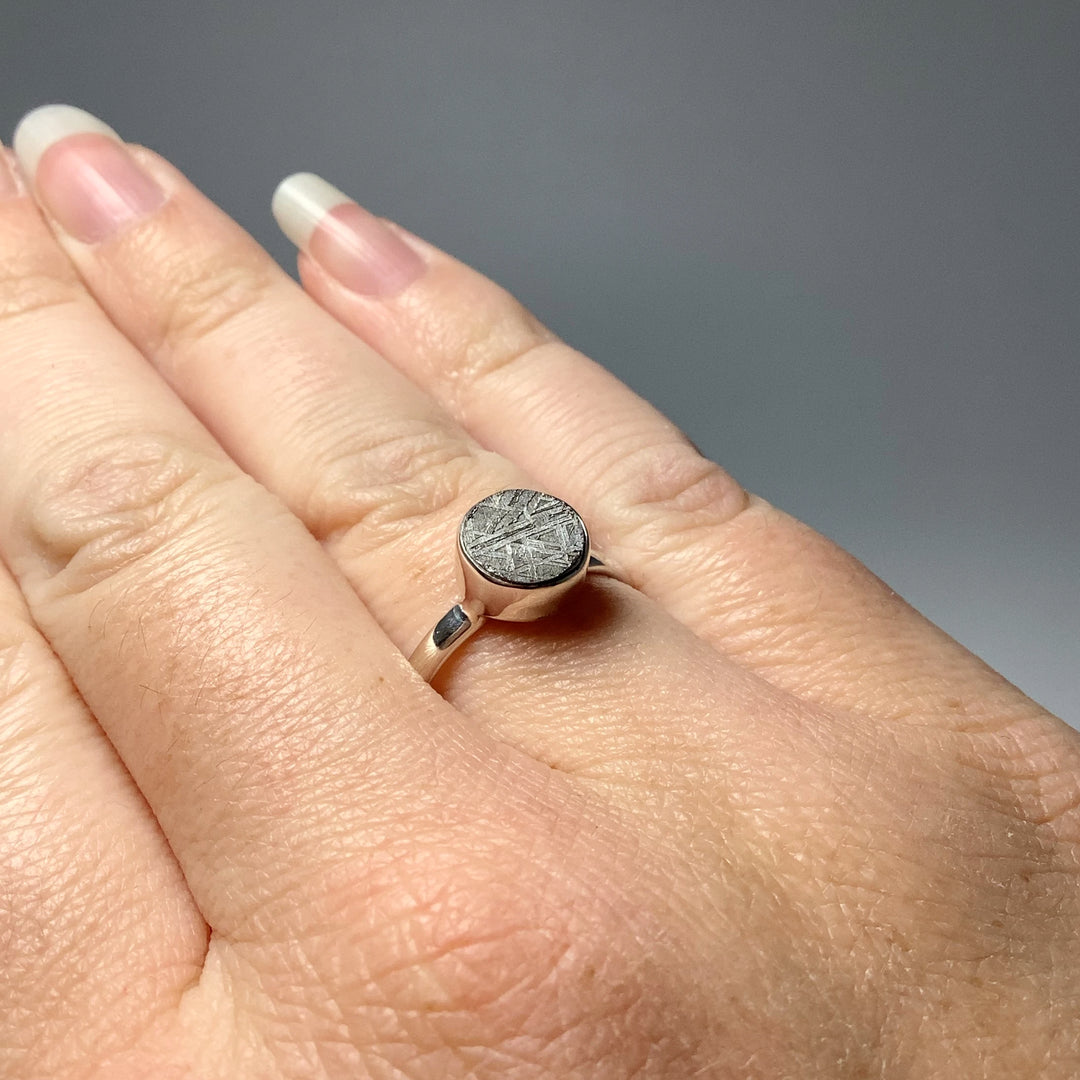 Muonionalusta Meteorite Ring