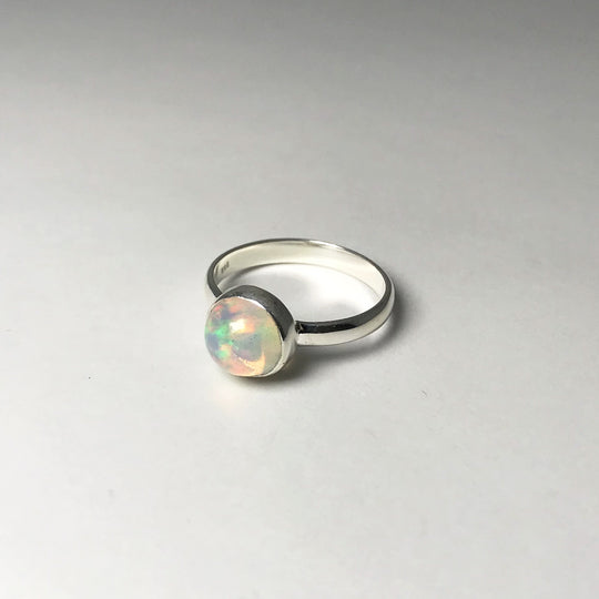 Ethiopian Fire Opal Ring