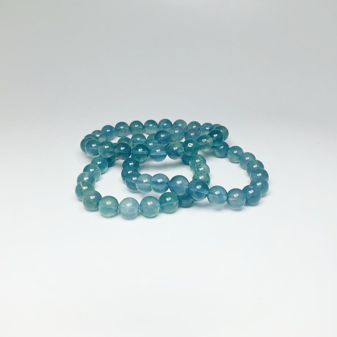 Blue Fluorite Beaded Bracelet