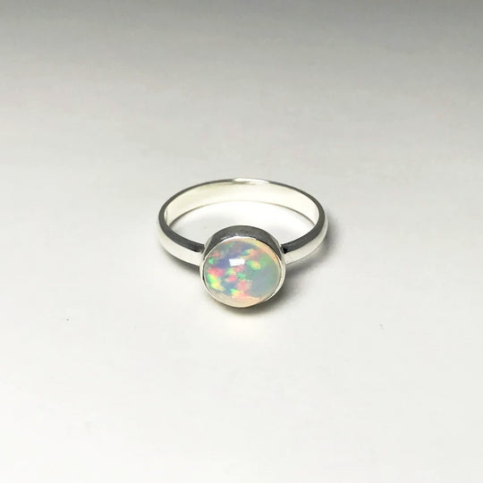 Ethiopian Fire Opal Ring