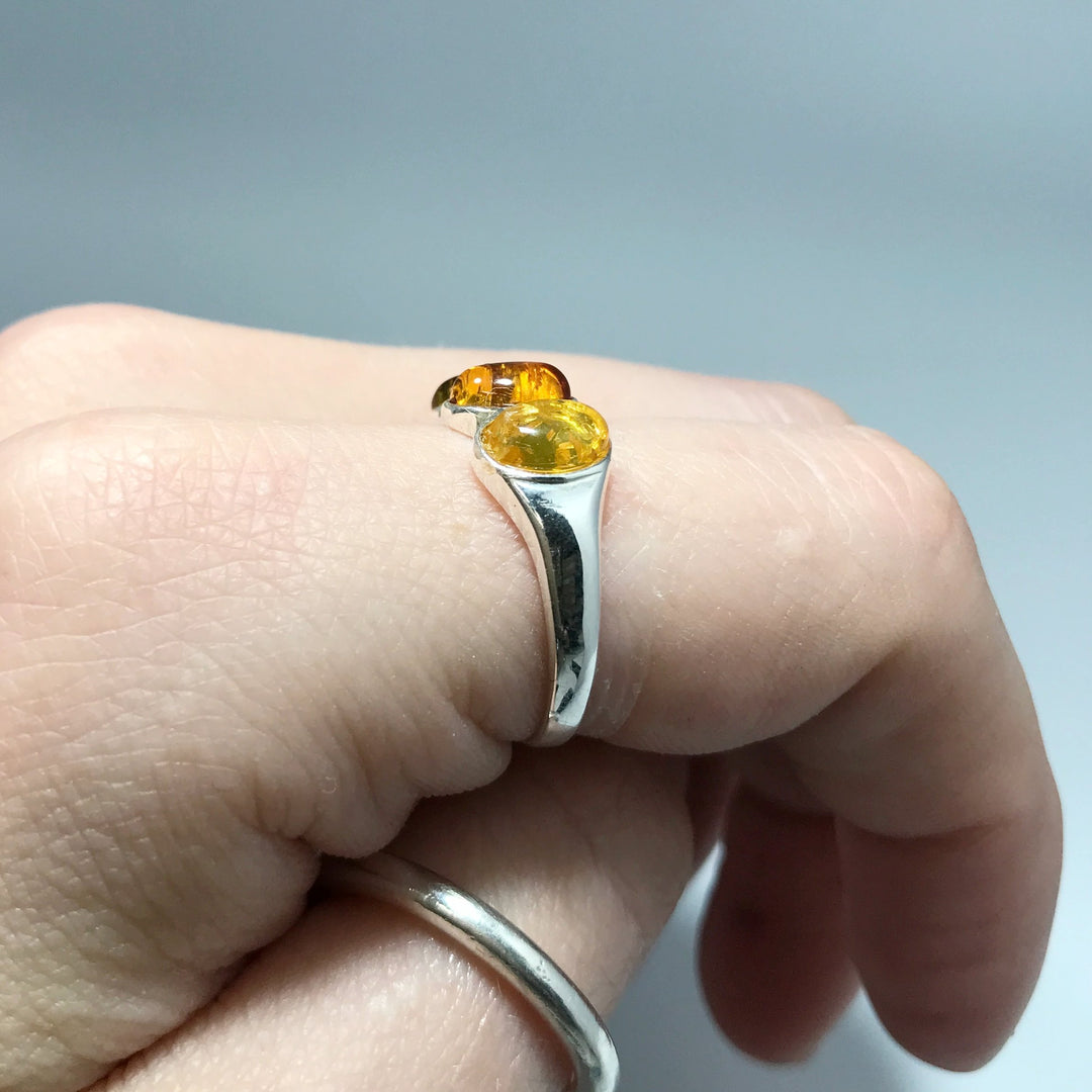 Mixed Amber Ring